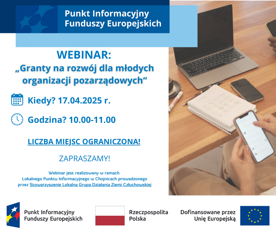 grafika przedstawia informację o webinarium