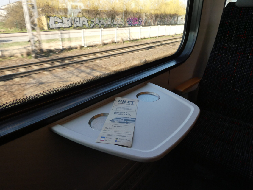 Widok za okna pociagu