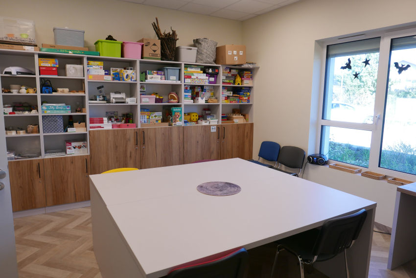 Pokój zajęć dla osoby z niepełnosprawnością