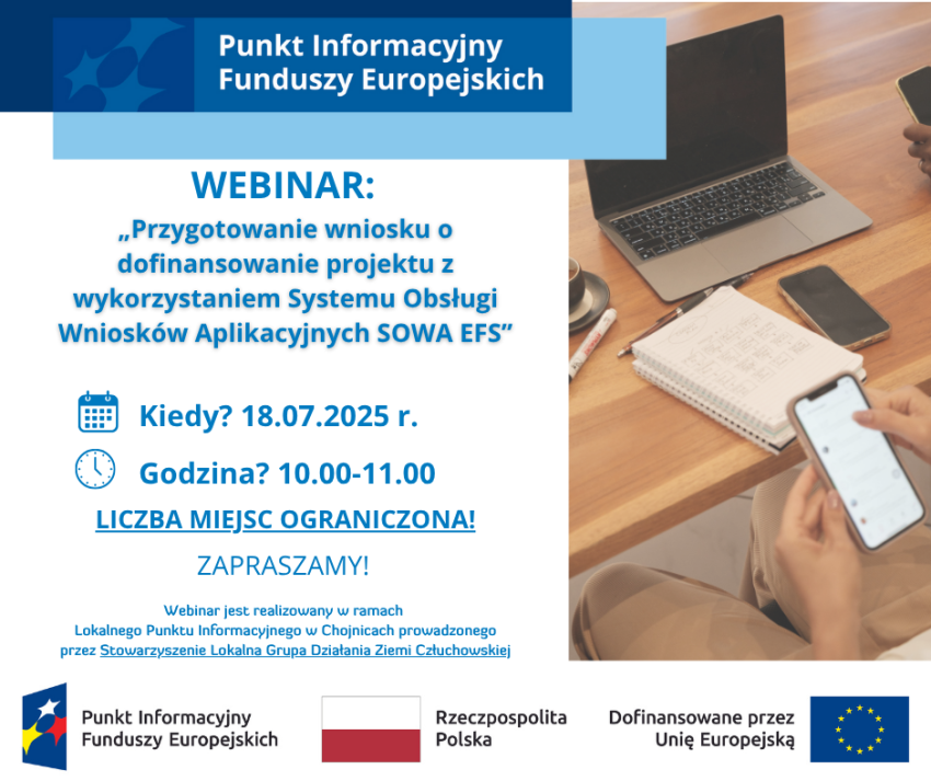 grafika przedstawia informację o webinarium