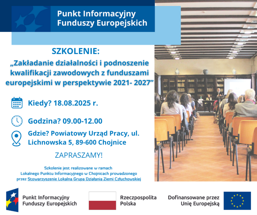 Na grafice powtórzone informacje zawarte w ogłoszeniu.