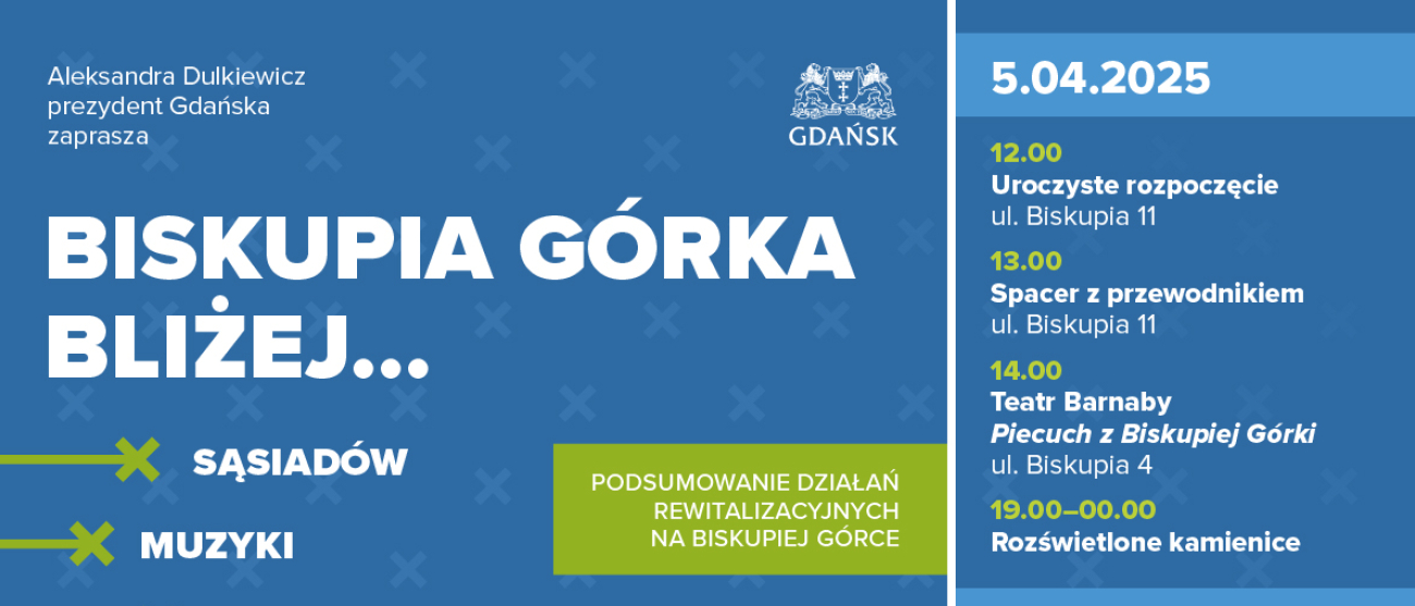 baner reklamowy ze szczegółami wydarzenia