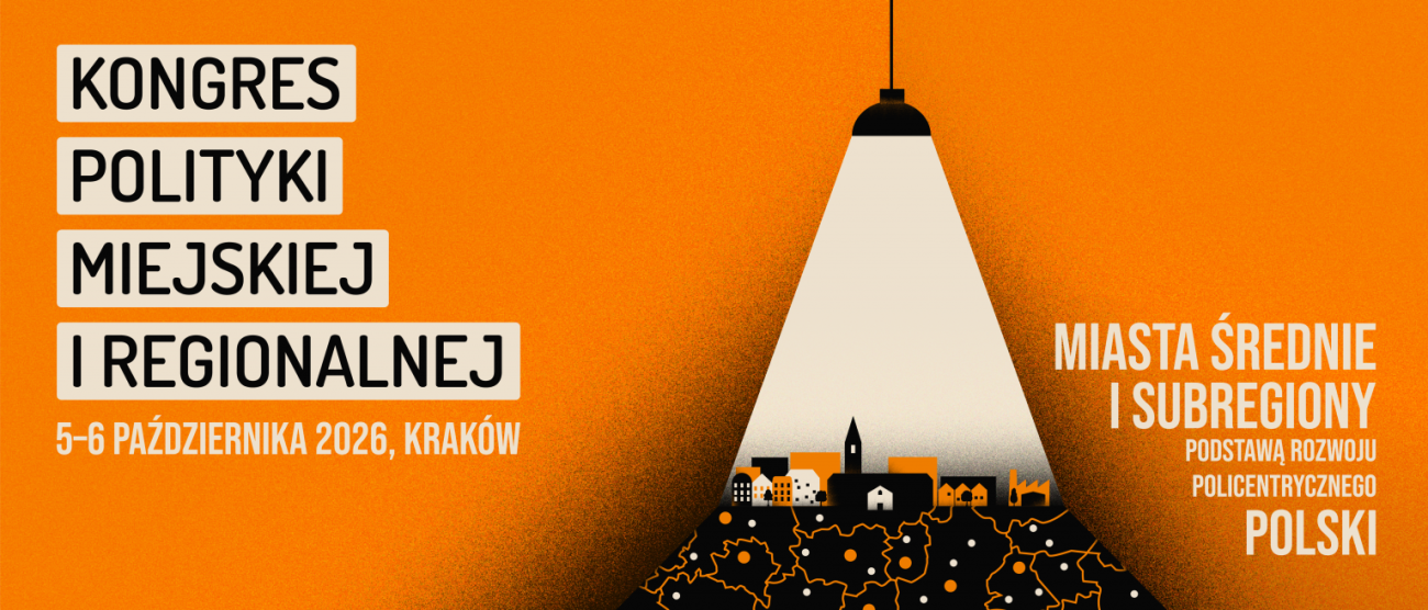 Grafika przedstawiająca żyrandol oświetlający miasto
